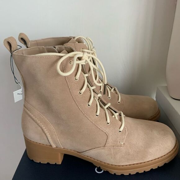 NWT Cole Haan Camea Lug Sole Combat Boots - Picture 2 of 7